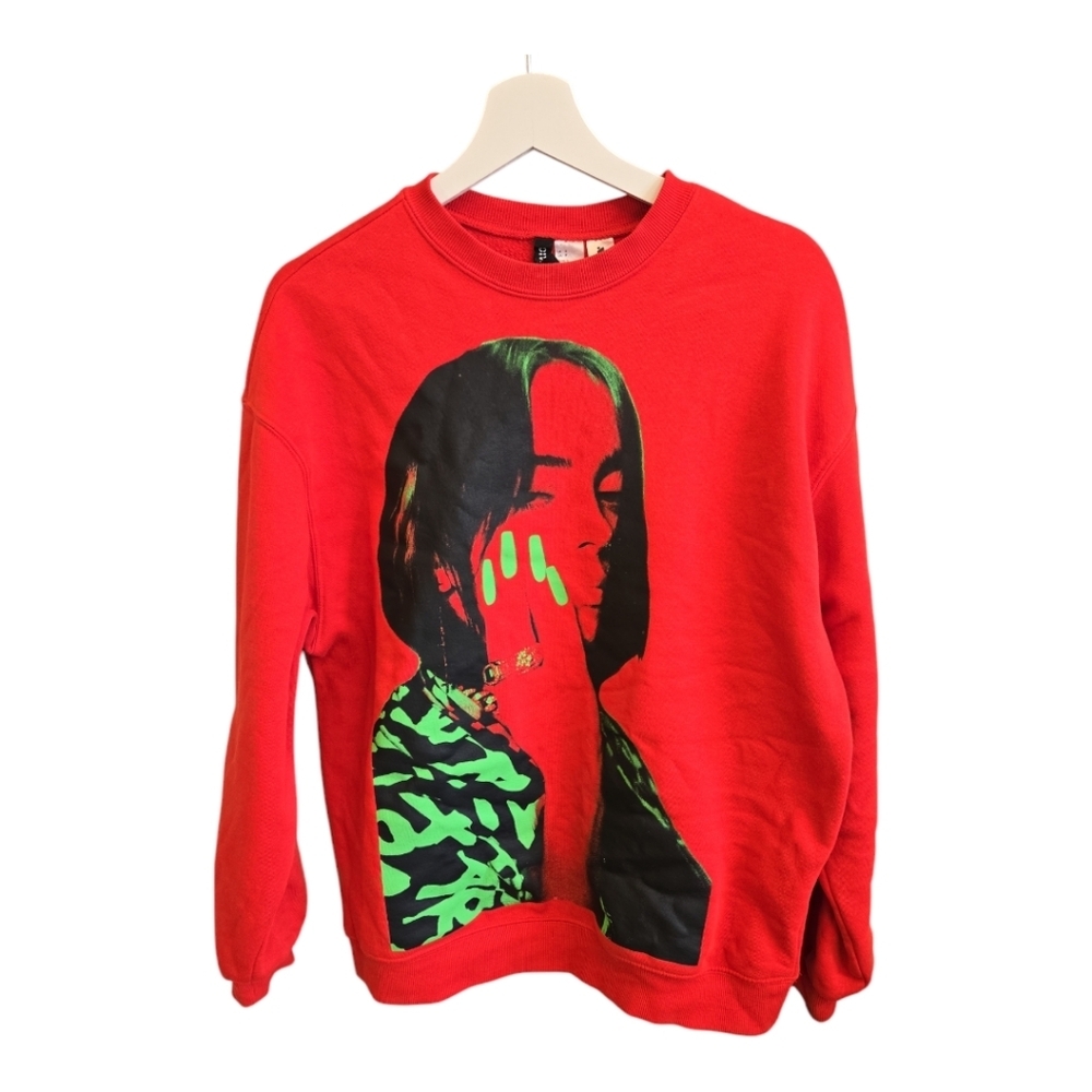 H&M DIVIDED Official BILLIE EILISH Crewneck - Picture 3 of 6